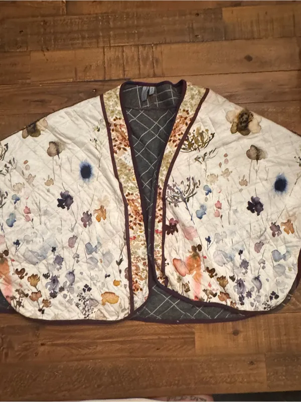 Anthro | BLANK‎ NYC Floral Quilted Kimono - Image 2