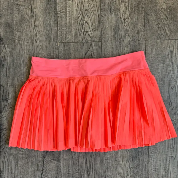 Lululemon Pleat To Street Skirt II- Grapefruit- Size 8 - Image 7