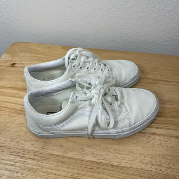 Vans Women’s Old Skool Sneakers in True White Size 6 - Image 7
