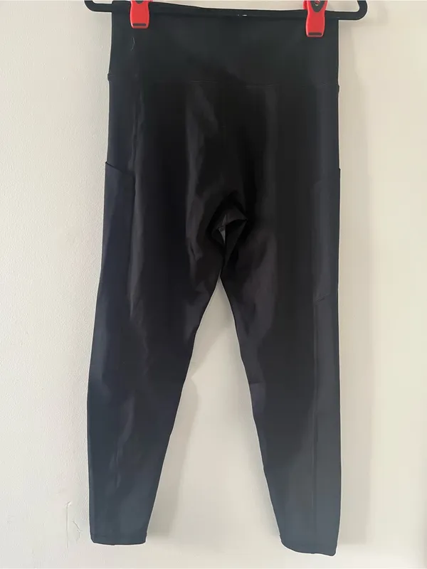 American Eagle The Everything Pocket Leggings Black Large High Rise 7/8 Length - Image 4
