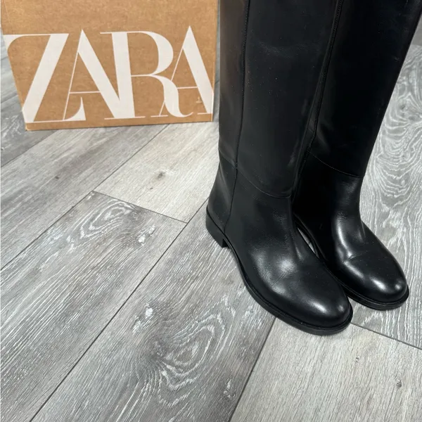 🆕 2026 Black Leather Boots - Image 5