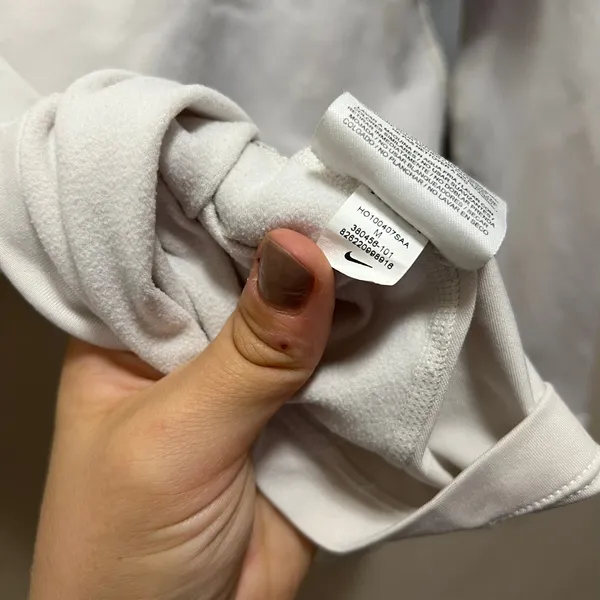 Nike Pro Combat White Mock Neck Long Sleeve Athletic Long Sleeve T-Shirt Size M - Image 10