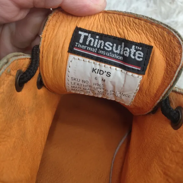 Vintage Tan Ll bean insulated boots sz 6Y / 7.5 W - Image 7