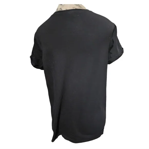 T-Shirt "If I Say "First Of All" Runaway Because I Have Prepared" Black, Large - Image 2