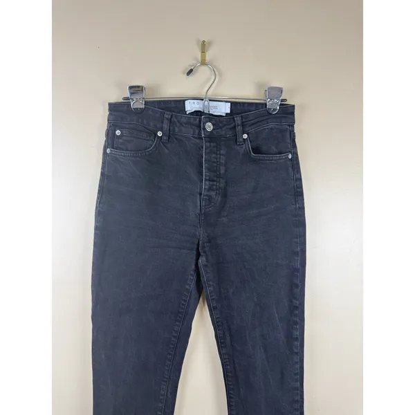 IRO Paris Experience Jeans Black Vintage Women’s 30 High Rise Slim Leg Denim - Image 2