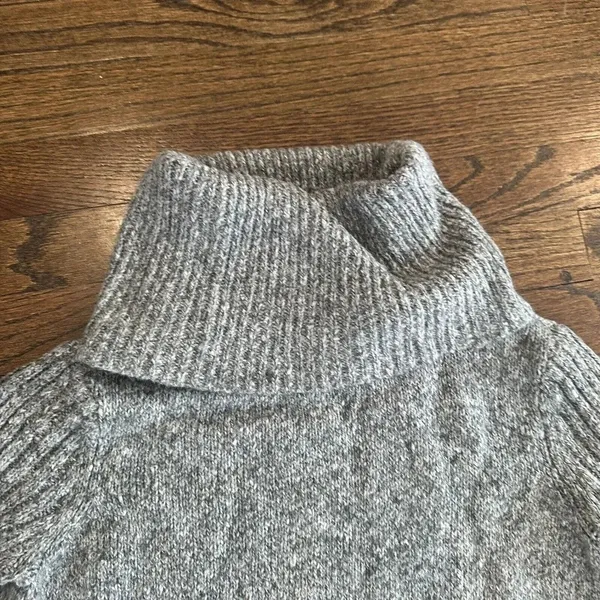 Abercrombie & Fitch Y2K Turtleneck Sweater Marled Large M0467 - Image 4