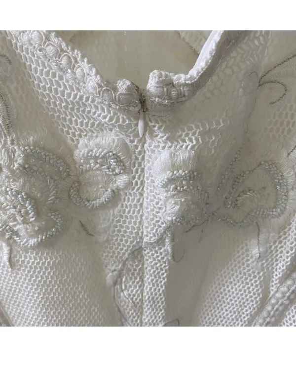 Anthropologie White  Dress - Image 5