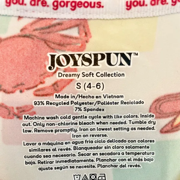 Joyspun Womens Seafood Boil Lobster Crab Pajama Set Tank and Shorts White‎ Small - Image 4