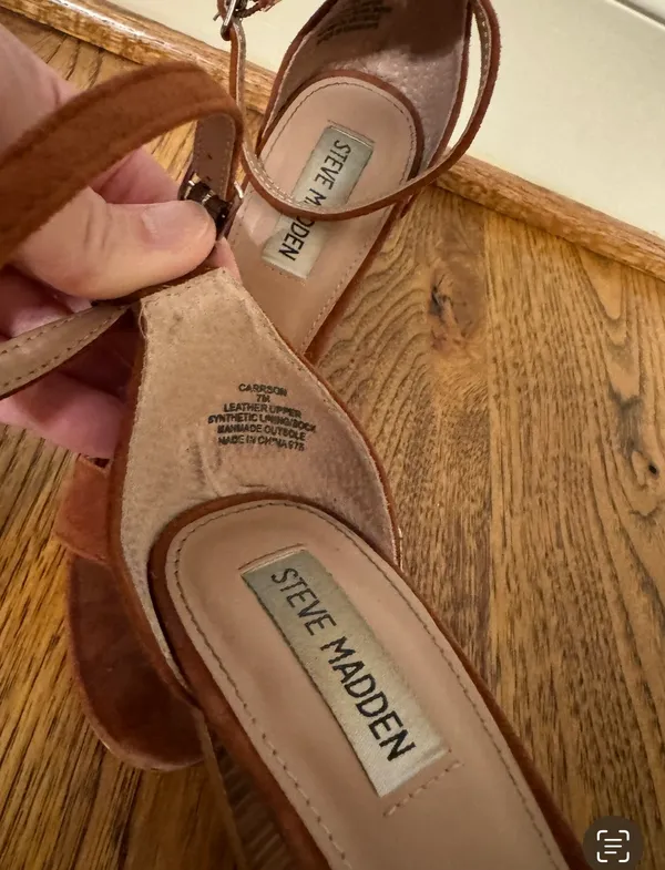 Steve Madden Carrson Suede Heeled Sandal (Women's) - Image 7
