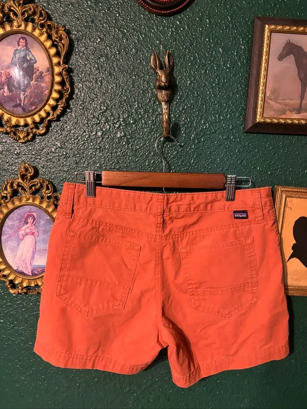 Patagonia Coral Orange Chino Shorts Sz 4 - Image 2