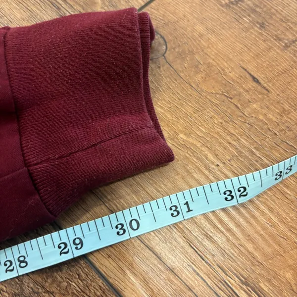 FIGS Zamora Jogger Scrub Pants Burgundy Red W18SW2005T Women's Small Tall ST - Image 9