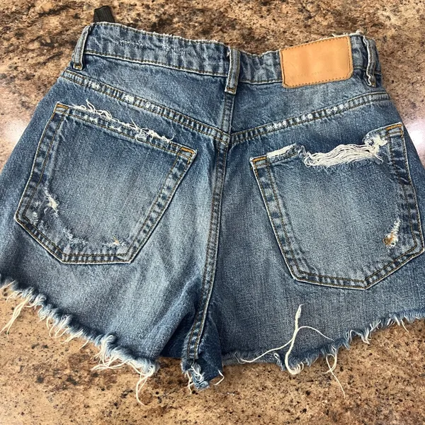 Zara Sky Blue Denim Pants - Image 2