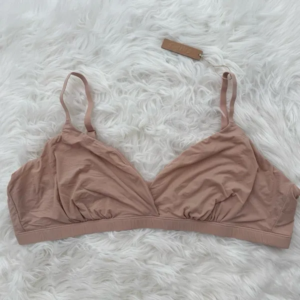 Skims Fits Everybody Crossover Bralette Mica Size 4X - Image 2
