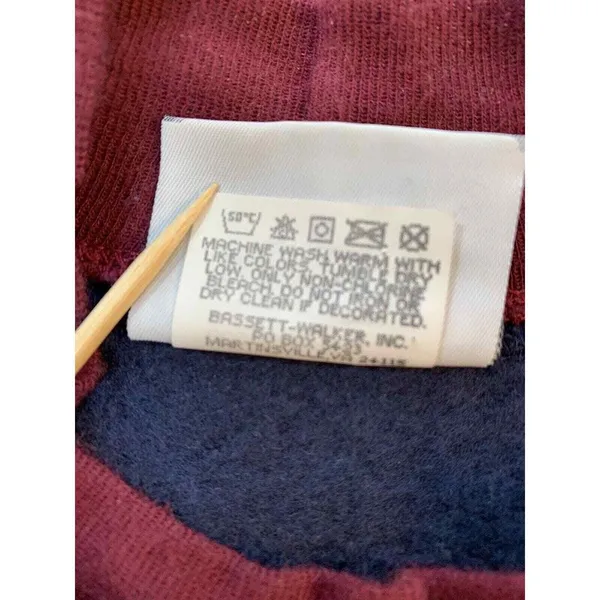 Lee Vtg Sweatshirt Women Medium Fall Autumn Leaves Heart‎ Wreath Grandmacore Granny - Image 7