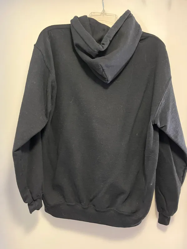 Gildan Black Hoodie with Butterfly - Size M - Image 4