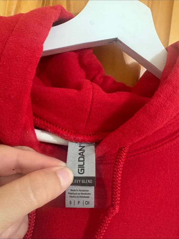 Costa Rica Pura Vida Size Small Red Hooded Sweatshirt - Image 4