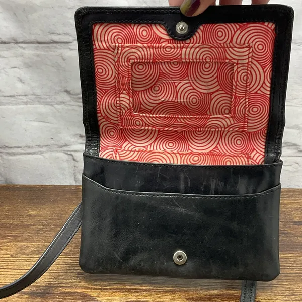 HOBO‎ International Black Leather Crossbody Purse Wallet - Image 8