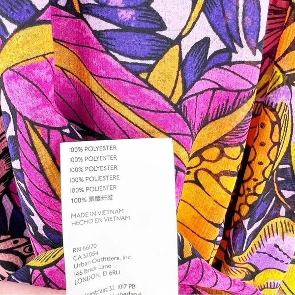 NEW Anthropologie x Alexandra Farmer Puff Sleeve Floral Popover Blouse S Cottage - Image 8