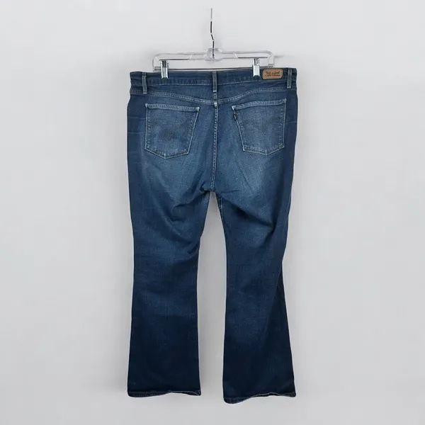 Levis 515 Boot Cut Jeans Mid Rise Denim Jeans Sz 14 Stretch Western 90s‎ - Image 2