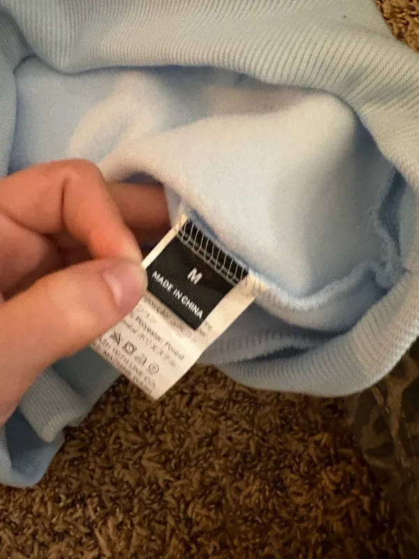 Shein Light Blue Hoodie - Image 2