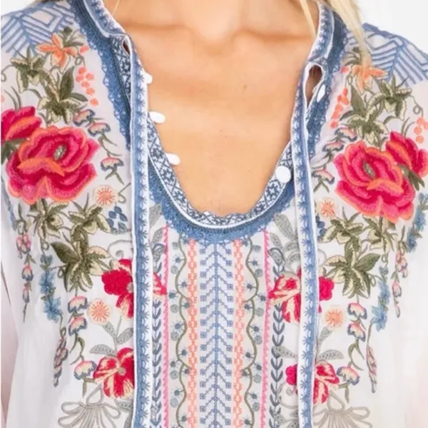 “Millie” Blouse. *sold out in stores* $260 MSRP. Wheat Color. NWT - Image 4