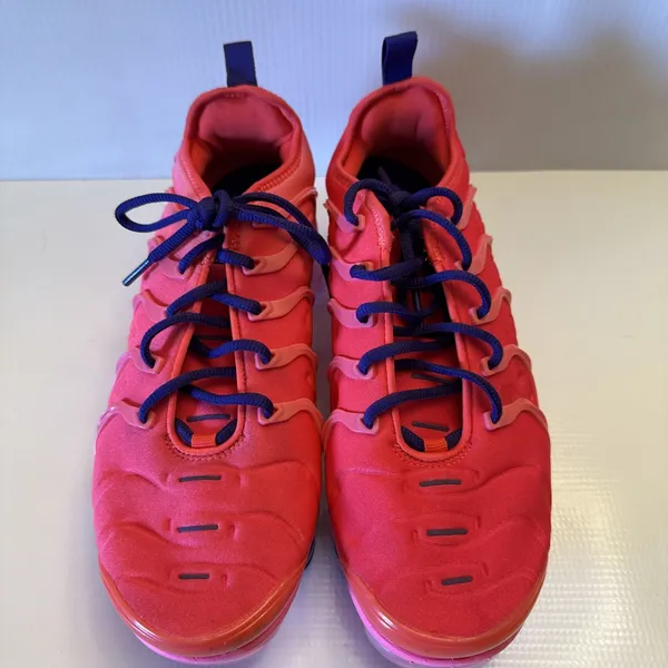 Nike Air VaporMax Plus Bright Crimson Pink Blast Size 10 Womens CU4907-600 - Image 9