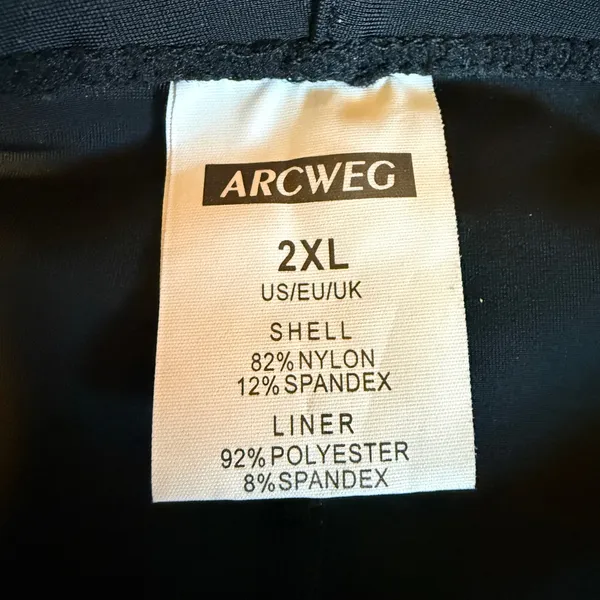 Arcweg Athletic Shorts Women 2XL Black‎ Drawstring Zipper Pockets Hiking - Image 3
