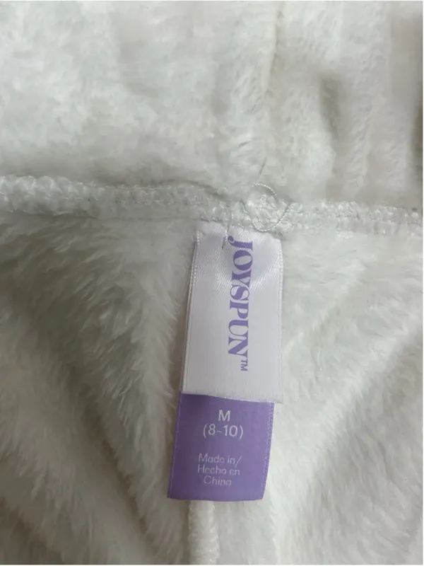 Womans Excellent Joyspun Lounge Pants White Medium Pullon - Image 3