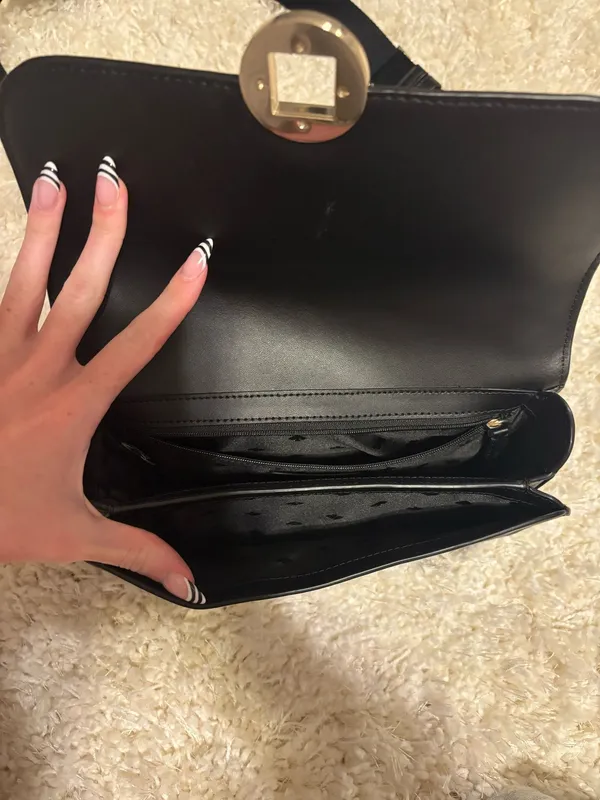 Kate Spade Crossbody Leather Black Purse - Image 2