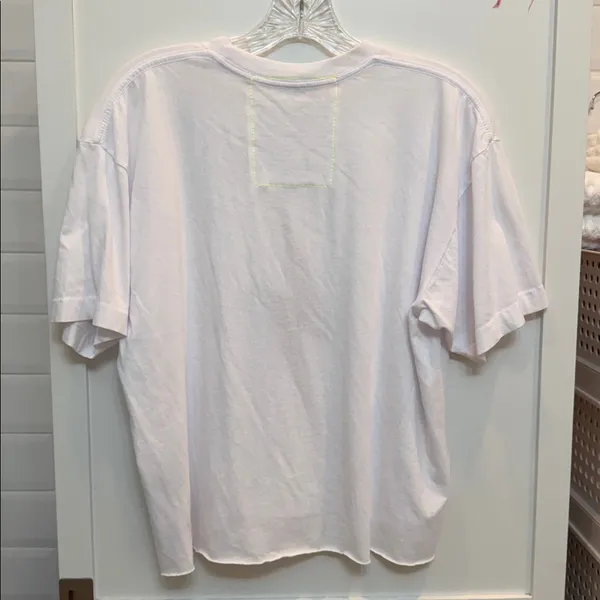 Aviator Nation White Tee with Black Bolt - Image 4
