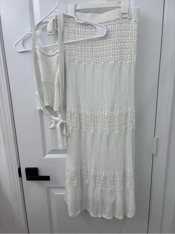Princess Polly xander white set crochet lace - Image 4