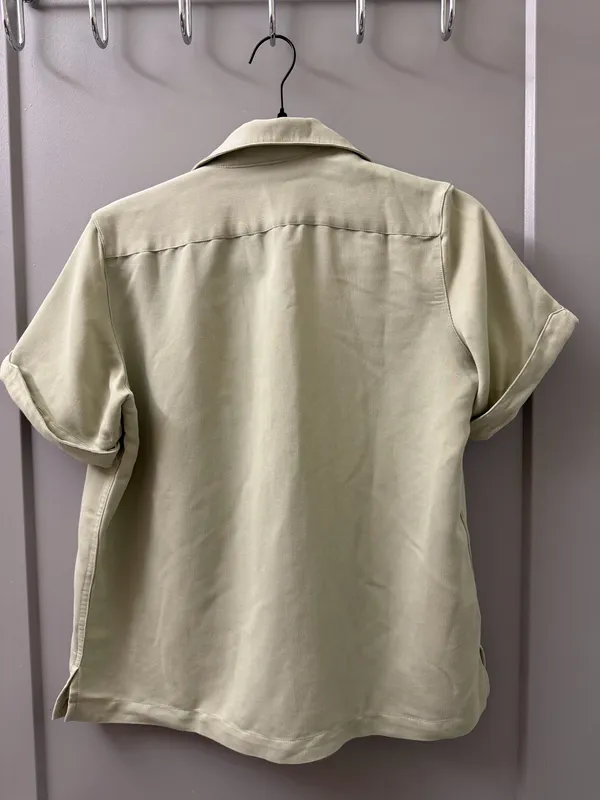 Devon & Jones Camp Collar Ladies Shirt Green - Image 6
