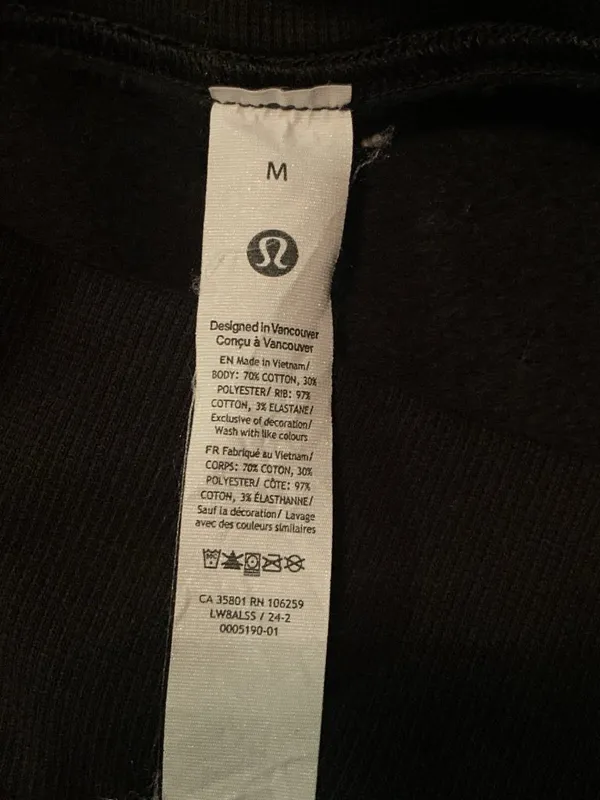 lululemon Scuba High Rise Mini Skirt Black Size Medium Workout. Summer Casual - Image 5