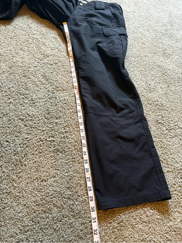 5.11 Tactical Black Utility Cargo Pants Womens Size 12 Workwear Outdoor Mid Rise - Image 5