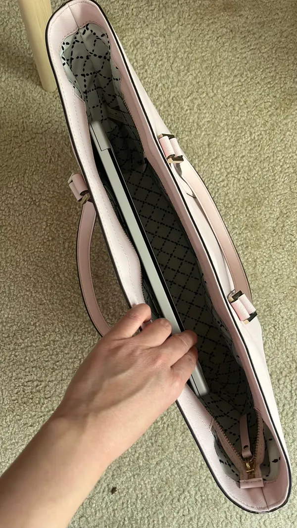 Kate Spade Light Pastel Pink Tote Purse Bag - Image 17
