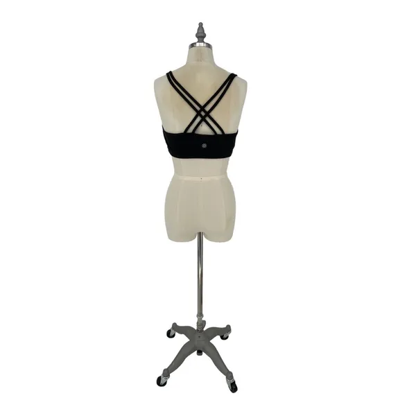 Athleta | Women’s Black Cross Over Spots Bra‎ - M - Image 2