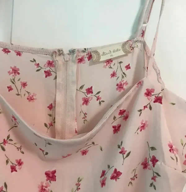 NWT altar’d state light pink floral mini dress - Image 2