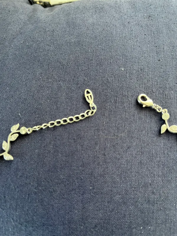 Macy's 925 Silver Vine Necklace - Image 3