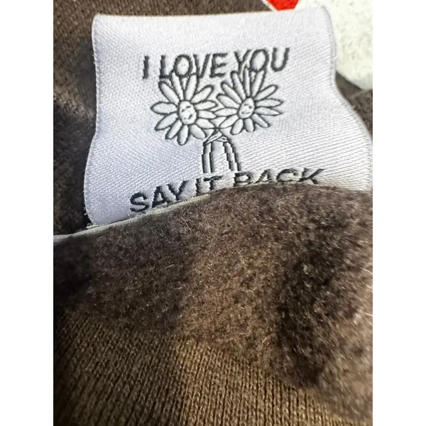 Lonely Ghost "Thank You" Graphic Crewneck Sweatshirt Size Medium - Image 5