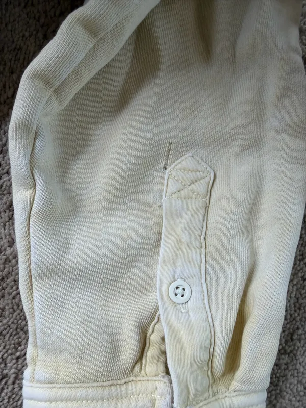 Aerie Cream Oversized Polo Sweatshirt – Size M - Image 7