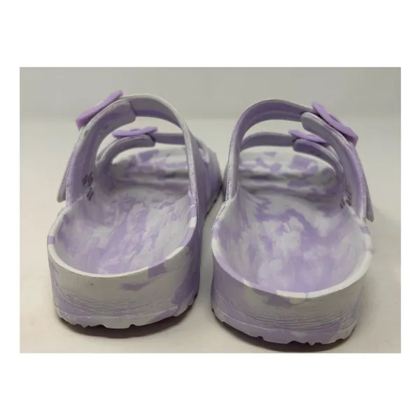 Women’s Lavender and White Tie Dye Double‎ Buckle Slip on Sandals Size 5/6 - Image 4