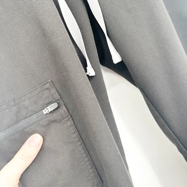 FIGS Womens Black Zamora Jogger Technical Collection Nursing Scrub Pants Size XS - Image 3