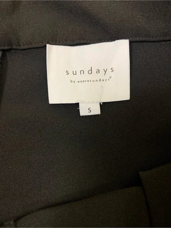 Sundays By Wearesundays Black‎ Tailored Skort High Rise Minimalist Small Shorts - Image 3