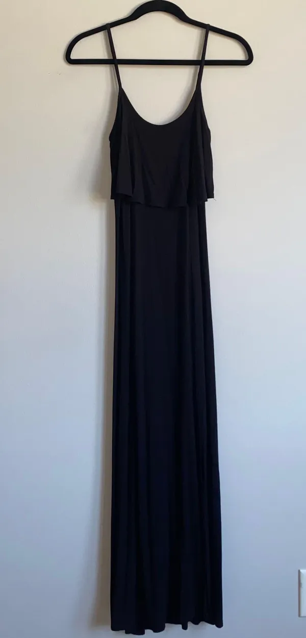 Charlotte Russe Black Ruffle Maxi Dress - Image 4