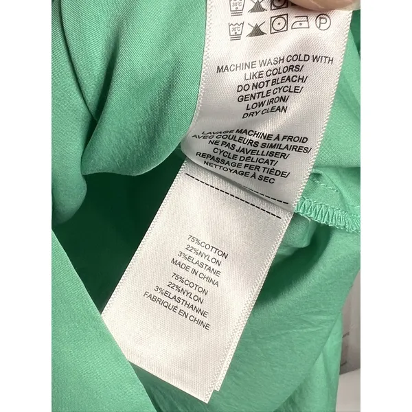 UNTUCKit Meryl Dress Women's Blue Green Colorblock Long Sleeve Plus Size 18 - Image 7