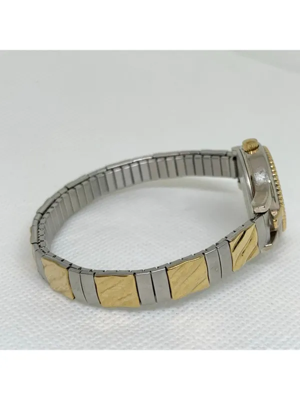 Carriage by timex women’s silver gold tone quartz analog watch 24mm running - Image 6