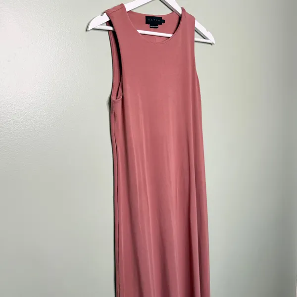 Hatch The Jamie Maxi Dress Maternity Rose Clay Pink Women’s Size Small - Image 6