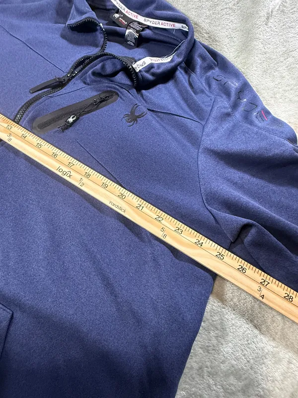 Spyder Active Men’s Full-Zip Jacket NWOT Size 2XL Navy - Image 2