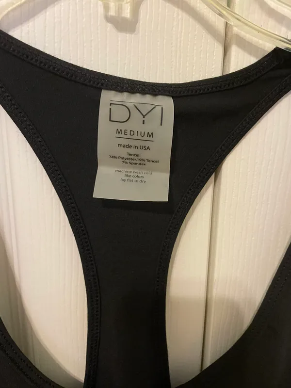 DYI Black Workout tank - Image 6