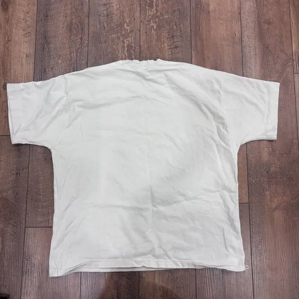 Lululemon Relaxed-Fit Cotton Jersey T-Shirt Bone (First Release) Women's XL READ - Image 5
